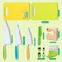 Montessori Kitchen Tools: 13Pcs Toddler Knife Set for Real Cooking, Birthday Gift