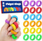 Silicone Fidget Rings for Kids - 18 Pack Sensory Chew Toys for