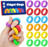 Silicone Fidget Rings for Kids - 18 Pack Sensory Chew Toys for