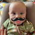 0-6-18 YAPROMO Funny Pacifiers for Babies,Mustache Pacifier Months,Halloween Pacifiers for Toddlers, Funny Teeth