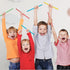 24 Pieces Rhythm Sticks, Classroom Musical Instruments, 4 Colors Wood Sticks for Girls Boys, 8 x 1/2 Inch