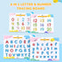 Set, JoyCat Magnetic Letter and Number Tracing Board Double Sided Alphabet & Numbers Board for Toddlers, ABC Uppercase