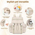 COOLREX Backpack Diaper Bag with Changing Pad, Pacifier Case & Stroller Straps, Insulated Pockets Water Resistant