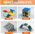 135 Multipacks, MALEKO Pieces Classic Base Plates Bricks Parts, Flat Board Small Baseplates Mat Bulk Building Blocks