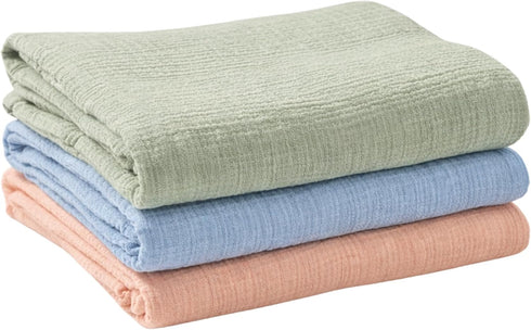 Varniya Lifestyles Muslin Swaddle Blanket Organic Cotton Baby Receiving Blanket Soft & Breathable Swaddle