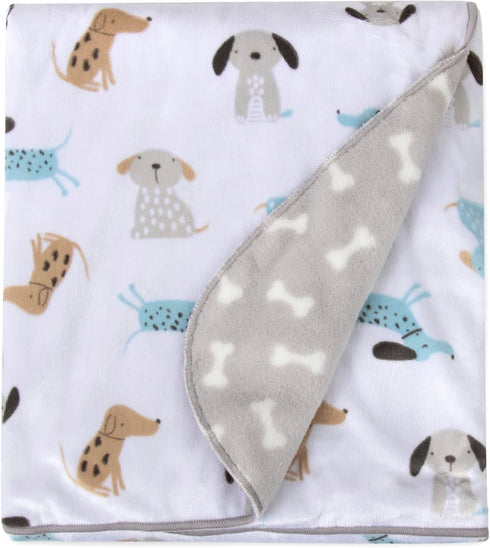 Sherpa Fleece Baby Blankets for Boys and Girls Colorful, Reversible Baby Blankets for Newborns, Infants, Toddlers