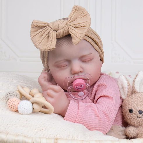 20-inch 3+, Aori Reborn Baby Dolls Realistic - Lifelike Newborn Sleeping Girl with Ultra-Realistic Handcrafted Details