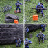 Special Forces Mini Military Action Figure with Weapons, 8 PCS Multiple Movable Joints SWAT Police Figure