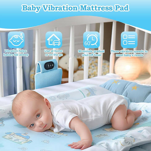 3 90 Baby Vibrating Sleep Soother, Baby Sleep Aid, Newborn Soothers for Help Sleeping, Adjustable Vibration Modes, Min