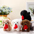 Syhood 20 Pcs Mini Labrador Plush Dogs - 4.72 Inches Puppy Dog with Keychain, Cute Stuffed Animal Party Favor