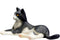 MOJO Black and White Lying Cat Toy Figure