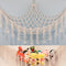 Boho Stuffed Animals Net or Hammock, Large 55 Inch Toy Hammock for Plush Toy Storage, White