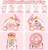 Toddler Toys for 1+ Year Old Girls - Music Learning Toys with Car, Sound, Lights, Multi-Functional Birthday Gift