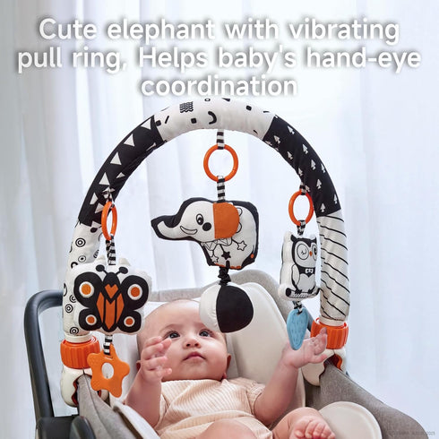0-6 0-6 6-12 TUMAMA Car Seat Toys for Babies Months, Stroller Toys for Infant Months, Newborn Sensory Hanging Rattle