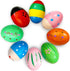8 PCS Easter Wooden Eggs Shakers, Musical Instruments Decorations, Maracas Craft for Kids, Basket Stuffers