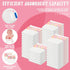 Libima 80 Pack 18-24 Inch 12 Baby Doll Diapers Paper Reborn Doll Diapers Refill for Newborn Dolls Accessories Underwear