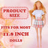 6 11. 8 Inch Summer Bencailor Pcs Doll Clothes for Doll Dress Skirt Outfit Accessories Clothing for Girl Birthday