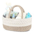 Maliton Diaper Caddy Organizer for Baby - Cotton Rope Gift Basket, Portable Nursery Storage for Baby Stuff