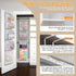 4 Closet Woodoulogy Hanging Toy Storage over Door, Block Stuffed Animal Organizer Idea with Removable Case Bag, Bi-Fold