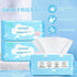 6 Packs (600 Count) HAPPY BUM Dry Baby Wipes Sensitive Skin Unscented Soft Travel Wipes for Newborn Face Hands