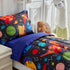 Set Set 4 Set Kids Comforter Sheet - Soft and Breathable Bed Includes Quilted Comforter, Fitted Sheet, Flat Top Sheet