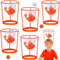 HyDren Head Hoop Basketball Party Game Set for Kids and Adults, Portable Adjustable Basket Net with Balls