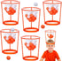 HyDren Head Hoop Basketball Party Game Set for Kids and Adults, Portable Adjustable Basket Net with Balls