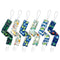 PandaEar Baby Pacifier Clips, 6 Pack Universal Holder Leash for Boys and Girls, Teething Toys