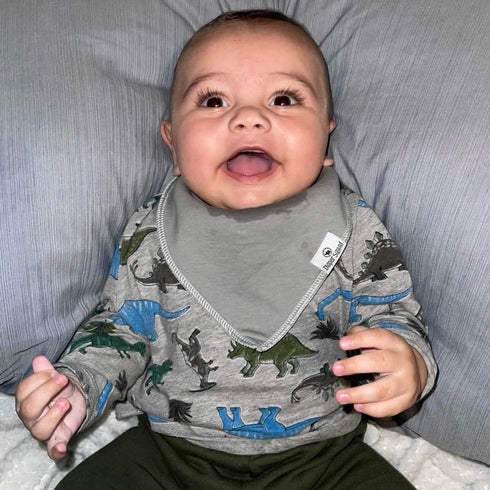 100% DiaperSquad's Organic Cotton Baby Drool Bibs, Super Absorbent & Adjustable Baby Bibs for Drooling and Teething