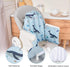 High Chair Cushion with Cover Pad for IKEA Antilop - Inflatable & Reversible Cushion, Sea Blue