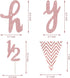Boao Pre-Strung Half Birthday Decorations Set, Glitter 1/2 Half Year Cake Topper, 6 Months Happy Banner for Baby Shower