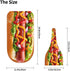 Chguyon Sets Hot Dog Newborn Swaddle Blanket Beanie Hat Funny Food Soft Baby Receiving Blanket Swaddle Sack Wraps
