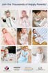 TotAha Sleep Sack 6-12 Months, 0.5 TOG Summer Light Sleeping Sacks, Buttery Soft Baby Sleep Bag with 2-way Zipper