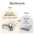 MORAIS 50x50 Inch 800g Baby Play Mat for Floor - with Filling Thickened Crawling Mat for Playpen, Cushioned Playpen Mat