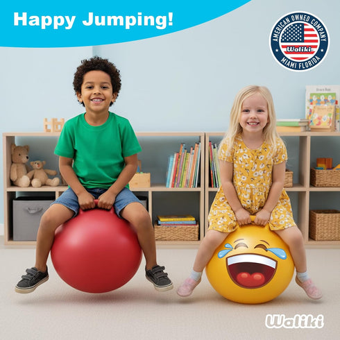 3 4 5 6 18" WALIKI Hopper Ball Toys for Boys and Girls and Years Old | Hippity Hop | Jumping Hopping Cool to for Kids |