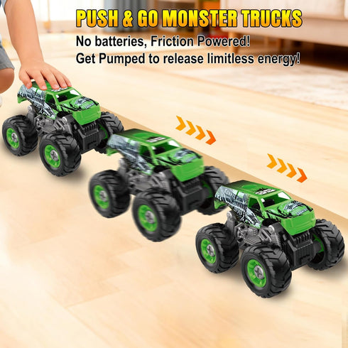 3 4 5 6 7 8 Take Apart Monster Truck Toys for Year Old Boys, STEM Educational Building Toys with Electric Drill