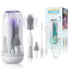 IvyWind Electric Travel Baby Bottle Brush Set with Storage Box, Automatic Bottle