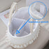 SHEKAKO Baby Diaper Caddy Organizer, Rope Tassel Nursery Storage Bin Basket, Portable Holder Tote Bag for Girl Boy