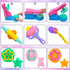 Playdough Tools 36pcs Set for Kids, Includes Cutters, Roller, Rolling Pins, and Dough Extruder