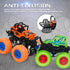 Monster Truck Toys, Friction Powered Toy Cars, Push and Go Vehicles for Kids, Best Christmas Birthday Gift 4-Pack