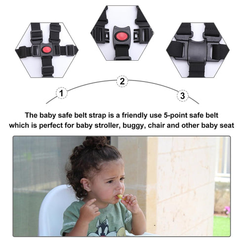 BESPORTBLE Universal Stroller 3 pcs Shoulder Ster Belts Holder Kid Straps Baby Point High Strap Belt Safety Chair Children Adjustable Pram Universal Child for Practical Pushchair Infant Wrap Carrier