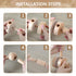 34 inch FEISIKE Baby Crib Mobile Arm, Mobile Arm for Crib Baby Mobile Hanger for Crib Nursery Decor Girls Boys Baby