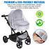Stroller Rain Cover and Baby Stroller Mosquito Net, Universal Waterproof Windproof Protection Set