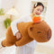 PEACH CAT Persimmon Capybara Plush 39.4" Long Capibara Stuffed Animal Cute Plushies