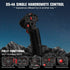 HOTRC DS-4A 2.4G 4 Channel Single Hand RC Radio Transmitter with 4CH Receiver for RC Car, Boat, Drone, Airplane (W/ 1