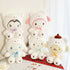 Cartoon Kawaii White Bear Plush Doll, Soft Plush Toy, Cute Stuffed Animals for Birthday Gifts for Kids