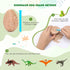 Dig Up Dinosaur Fossil Eggs, Break Open 12 Unique Eggs and Discover 12 Cute Dinosaurs, Easter Digging Toy Gift