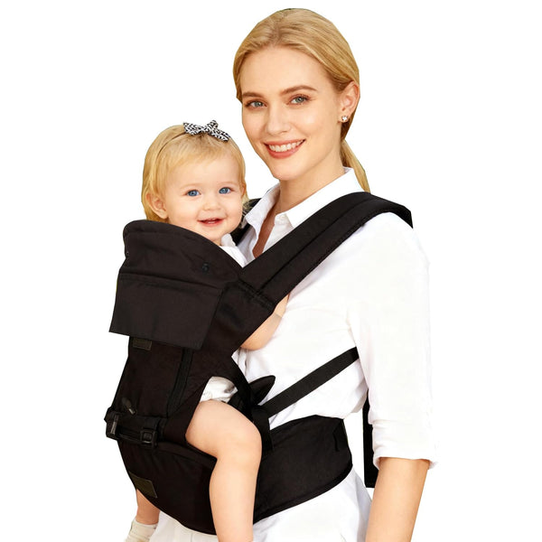 Baby Carrier 6-in-1 Newborn to Toddler,Hip Seat,Adjustable Detachable Infanti Carrier,for All Seasons