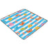EtherSpher foldablummy 50'' 50''para Blue White Striped Sea Animal Large Non-Slip Baby Girl Play mat for Floor