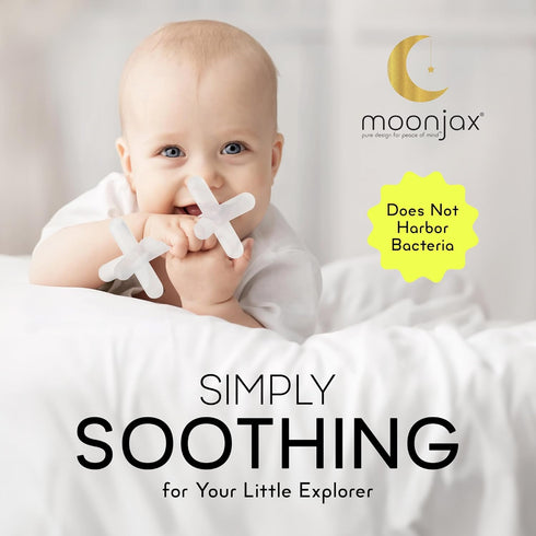 Silicone Baby Teething Toys - Baby teether for Infants, Toddlers, Newborns, CPSIA Certified, FDA Formulated Material